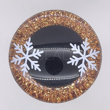 Snowflake Resin Craft Safety Eyes DIY-WH0399-97H-1