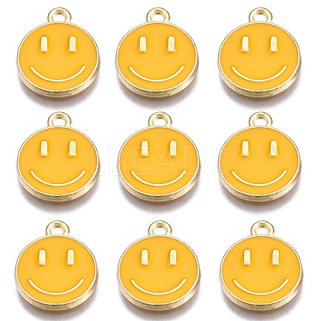 Alloy Enamel Charms ENAM-YW0001-97-C-1