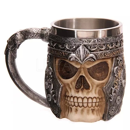 Halloween 304 Stainless Steel Skull Mug SKUL-PW0001-022-1