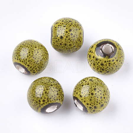 Handmade Porcelain Beads PORC-Q262-01E-1