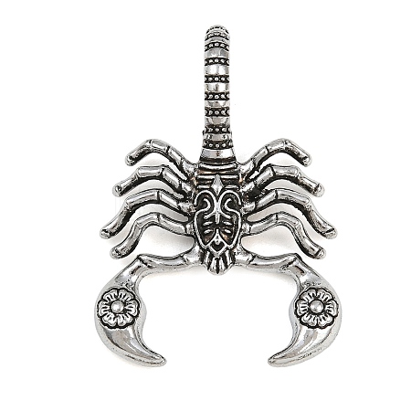 Tibetan Style Alloy Pendants AL-CBA2376-02AS-1
