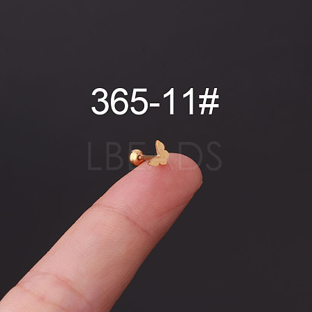 316L Surgical Stainless Steel Cartilage Earrings WG35966-11-1