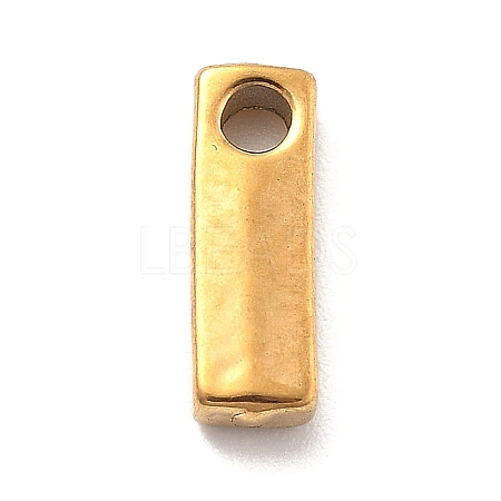 Ion Plating(IP) 304 Stainless Steel Charms STAS-R138-07G-I-1