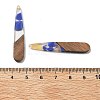 Resin and Walnut Pendants FIND-R051-08A-3
