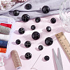 60Pcs 4 Style Plastic Shank Buttons BUTT-HY0001-19C-4