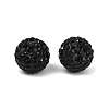 Polymer Clay Rhinestone Beads RB-C1438-12mm-A02-3