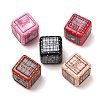 Opaque Printed Acrylic Beads AC-CBAC57E-10-1