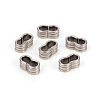 Tarnish Resistant 201 Stainless Steel Slide Charms/Slider Beads STAS-L244-08A-P-2