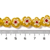 Handmade Millefiori Lampwork Beads Strands LAMP-G164-03F-4