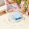 10 Pairs 925 Sterling Silver Earring Hooks STER-BBC0001-37-7