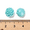 Synthetic Coral 3D Flower Rose Beads CORA-L046-A06-3