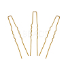 Hair Accessories Iron Hair Forks Findings OHAR-TAC0002-01G-1