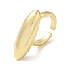Brass Open Cuff Rings RJEW-Q778-48G-1