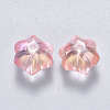 Transparent Spray Painted Glass Beads GLAA-S190-005A-07-2