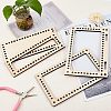Poplar Wooden Basket Bottoms DIY-WH0184-19-4