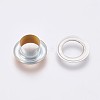 Iron Grommet Eyelet Findings IFIN-WH0023-C09-2