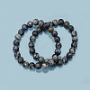 Natural Glaucophane Stretch Beaded Bracelets G-A185-01W-2