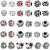 SUNNYCLUE Antique Silver Plated Alloy European Beads MPDL-SC0001-01-1