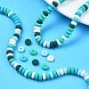Handmade Polymer Clay Beads Strands CLAY-N008-008U-7