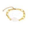 Iron Paperclip Chain Bracelets BJEW-JB05565-2