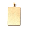 201 Stainless Steel Pendant STAS-B033-01G-19-2