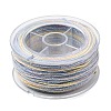 30M Segment Dyed Cotton & Metallic String Threads OCOR-F018-01F-1