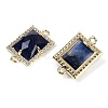 Natural Sodalite Faceted Rectangle Links G-I375-07G-02-2