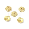Rack Plating Brass Beads Caps KK-B088-04B-G-1