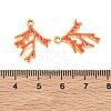 304 Stainless Steel Enamel Pendants STAS-Q119-12G-04-3