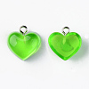 Transparent Resin Pendants RESI-R429-30F-1