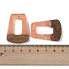 Resin & Wood Pendants LS-WOOD-F015-11B-3