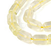 Natural Lemon Quartz(Heated) Beads Strands G-G980-52A-4