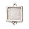 304 Stainless Steel Connector Cabochons Settings STAS-H240-69P-1