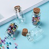 Glass Wishing Bottle Bead Containers CON-Q012-5