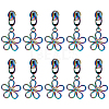 14Pcs Flower #5 Zinc Alloy Replacement Zipper Sliders FIND-GF0005-70C-1