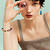 100Pcs 5 Colors Natural Agate Beads G-TA0002-51-9
