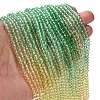 Transparent Painted Glass Beads Strands DGLA-A034-T4mm-A04-2