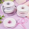 10 Yards Flat Polycotton(Polyester Cotton) Ribbon OCOR-TAC0030-01F-5