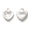 Non-Tarnish 201 Stainless Steel Charms STAS-B001-23P-2