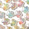 110Pcs 5 Colors Transparent Acrylic Beads TACR-LS0001-05-4