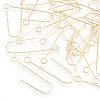 Brass Earring Hooks X-KK-S348-099-2