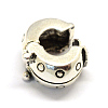 Alloy European Style Clasps PDLC-R001-17AS-2