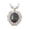 Natural Ruby in Zoisite Pendants G-A226-02P-09-1