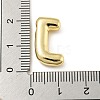 Brass Micro Pave Clear Cubic Zirconia Pendants KK-E093-04G-J-3