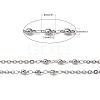 304 Stainless Steel Decorative Rolo Chains CHS-E001-03P-2