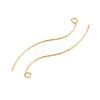 Brass Earring Findings KK-A274-17C-G-2