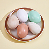 5Pcs 5 Colors Wood Egg Shape Toy WOOD-SP0001-92-6