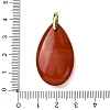 Natural Red Jasper Pendants G-B188-01G-09-3