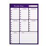 Magnetic Dry Erase Weekly Calendar for Fridge AJEW-E043-07A-3