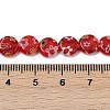 Handmade Millefiori Lampwork Beads Strands LAMP-G166-17A-05-4